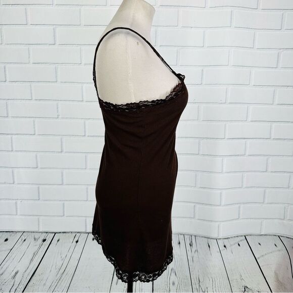 10/$25🦋 No Boundaries Hot Chocolate Lace Trim Cami - Size XXL - Picture 9 of 13